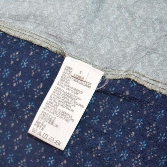 Free People Across The Sea Strapless Tunic - Indigo Sleeveless Boho Small - Picture 12 of 15